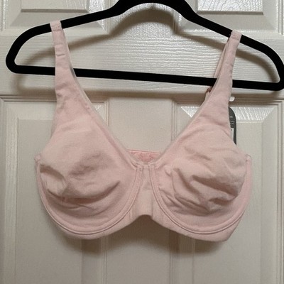 Bali 34 DD Bra Cool Comfort Fabric Pink Smoothing No-slip Moisture Wick $44 MSRP