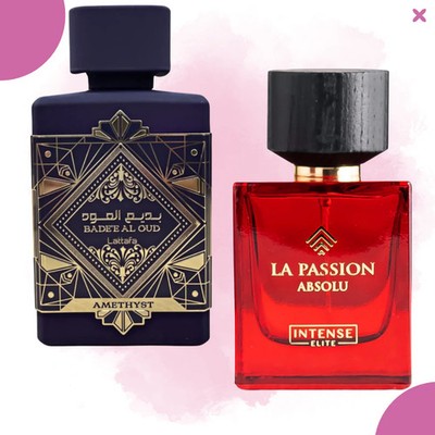La Passion Absolu by Intense Elite & Oud For Glory Amethyst by Lattafa EDP 100ml