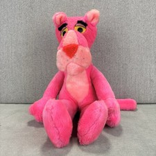 Vintage 1964 PINK PANTHER Plush Stuffed Toy By MIGHTY STAR 15" Carnival Prize