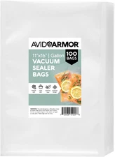 Vacuum Sealer Bags 100 Gallon 11"X16" for Food Saver, Seal a Meal Vac Sealers BP