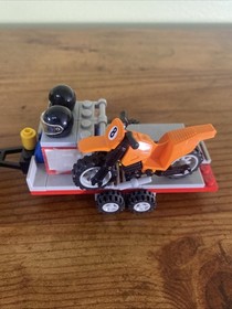 LEGO 4433 City Dirt Bike Transporter Incomplete (As Is)