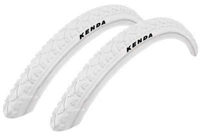 2x Kenda Khan 28 Zoll Reifen 40-622 K-935 Reflex Weiß Fahrrad Mantel Decke