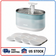 PETLIBRO Cat Water Fountain Stainless Steel Automatic 71oz 2.1L Quiet 2 Modes