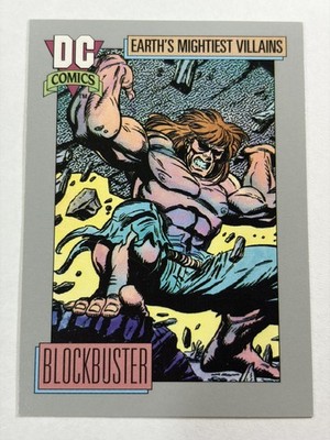 Vintage 1992 DC Comics Earth's Mightiest Villains Blockbuster #82 Impel