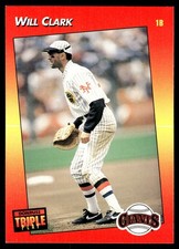 Will Clark 1992 Triple Play #155 Giants MLB READ FREE SHIPPING AutographDen