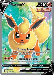 Flareon V 169/203 Full Art Evolving Skies