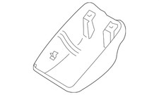 Genuine Toyota Interior Rear View Mirror Cover 86466-35020