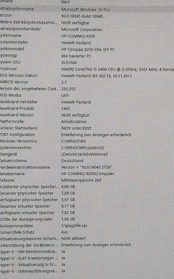 HP i5 Compaq 8200 Elite Computer - Bild 4 von 4