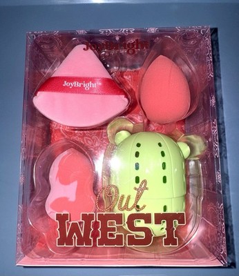 JoyBright Out West Makeup Blender Set - 4 Piece Sponge Kit - New in Box