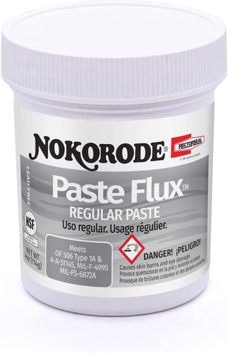 Rectorseal Nokorode 14010 Regular Paste Flux, Cleans and Fluxes, Plumbing, 4 Oz