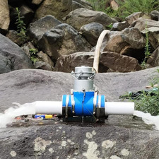 Generatore Idroelettrico Orizzontale 1000W - Generatore Idroelettrico, Diametro 