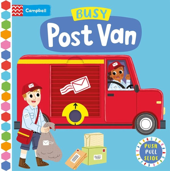 Busy Post Van | Campbell Books | Englisch | Campbell Busy Books | 2023-image