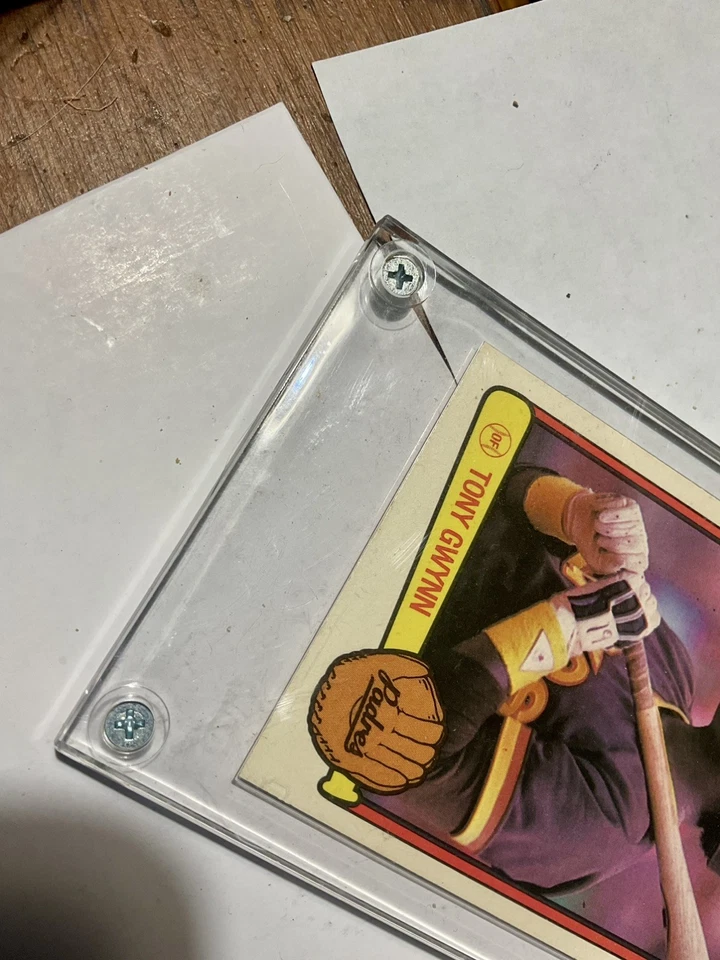 Tony Gwynn 1983 Donruss #598 Novato San Diego Padres Salón de la fama RC Porta tornillos Foto 2 de 4