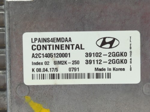 2018-2019 Hyundai Sonata Engine Computer Ecu Pcm Ecm Pcu Oem WS101 - Zdjęcie 5 z 11