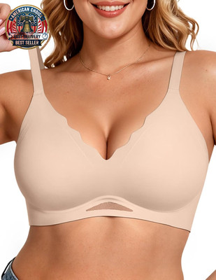 Bras for Women Wireless Jelly Push up Seamless Bra Full Coverage No Underwire Su