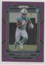 2022 Panini Prizm Rookies Purple Prizm 287/125 Erik Ezukanma #336 nd3