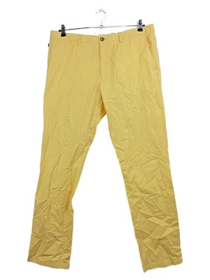 HUGO BOSS Pantalon Chino Homme Jaune Casual Coton (EU 48, INT M, W31) - Photo 1/3