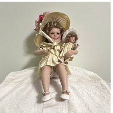 Danbury Mint Shirley Temple porcelain doll.