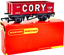Hornby Railway R.022 Maroon Mineral Wagon WM. Cory & Sons Ltd 8008 20 Tons Boxed