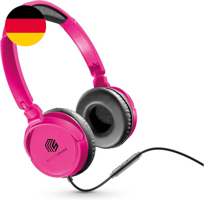 Music Sound Bügelkopfhörer Mit Kabel over Ear Basic On-Ear-Kopfhörer Faltbarer K