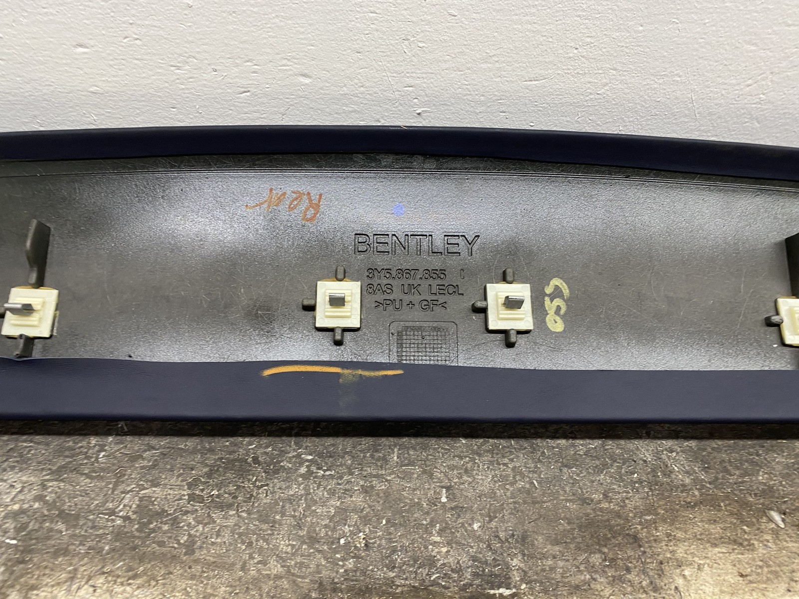2010-2020 BENTLEY MULSANNE OEM REAR TRUNK BOOT HATCH TRIM COVER PANEL