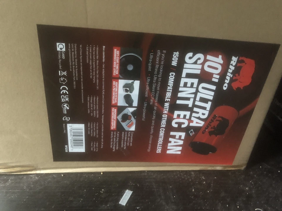 Rhino Ultra Silenced EC Fan 10” - Image 2 of 3