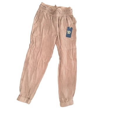 Indigo Rein Womens Drawstring Waist Casual Pants M Cotton