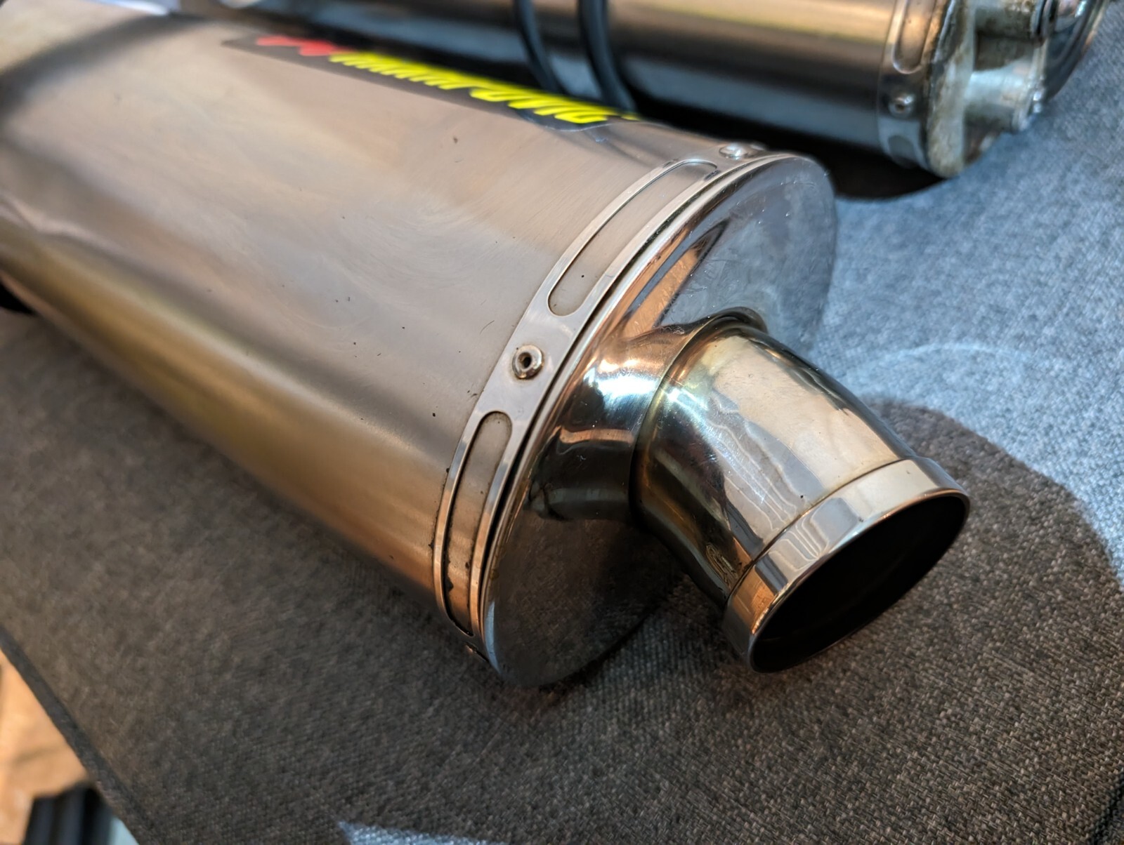 Kawasaki ZX10 ZX10R 2006 2007 D6F D7F Akrapovic Exhaust Silencers eBay