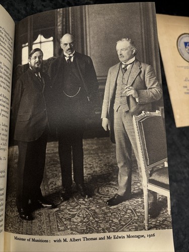 LLOYD GEORGE Frank Owen 1954 1st Ed Tempestuous Journey LIBERAL Life SIGNED Menu - Picture 9 of 23