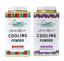 Powder Prickly Snake Brand 140g Soothing Fresh Heat Cooling Body Free Ship