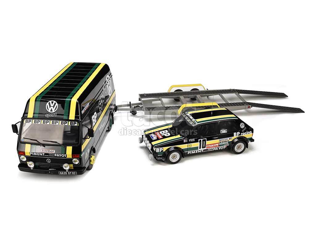 Pack Rallye Volkswagen LT35 + Golf GTI Mk1 Gr.2 1/18 OTTOMOBILE OT353