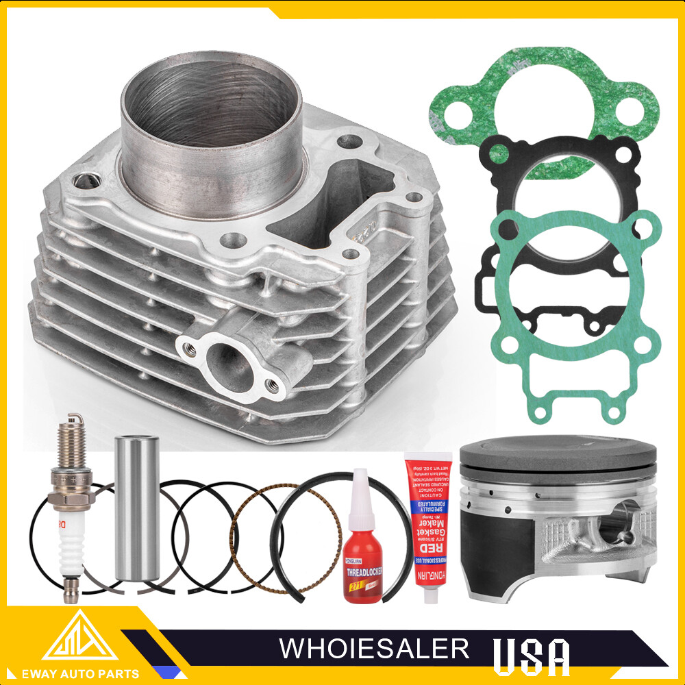 ATV Cylinder Piston & Top End Rebuild Kit For Kawasaki Bayou 250
