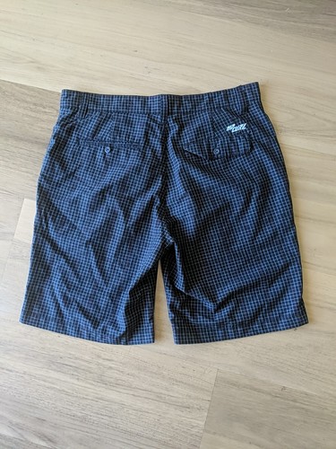 Rip Curl Casual Shorts Mens Adult Size 34 Black Checked Zip Fly Skate Surf - Picture 5 of 8