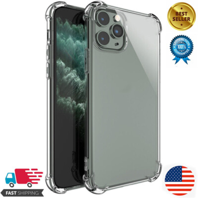 For Apple iPhone 14 13 12 11 Pro Max Clear Case 3HRating Scratch Resistant Cover
