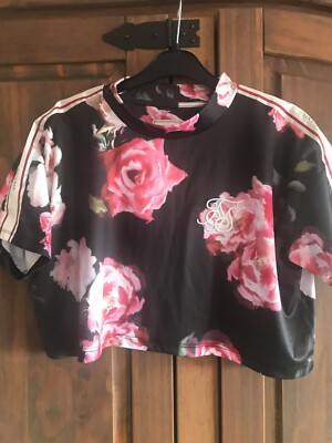 SIK SILK WOMENS CROPPED TOP SIZE UK