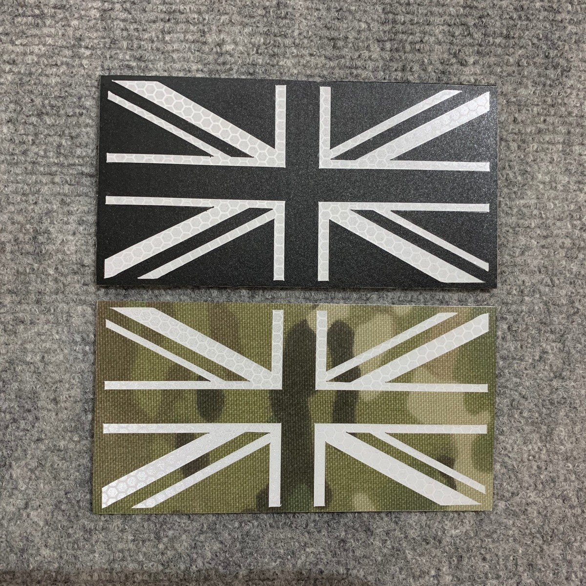 Union Jack Flag IR Style Royal Logistic Corps Multicam Morale - Foto 4