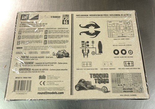 MPC TORQUE TRIKE FACTORY SEALED MODEL-KIT TRICK TRIKE SERIES 1/25 SCALE - Picture 5 of 6