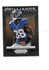 Hakeem Nicks 2012 Panini Prizm Brilliance Insert Football Card #16 NY Giants
