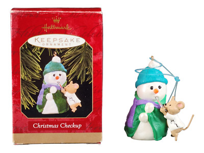 Hallmark Keepsake Ornament Christmas Checkup Handcrafted Dated - 1977