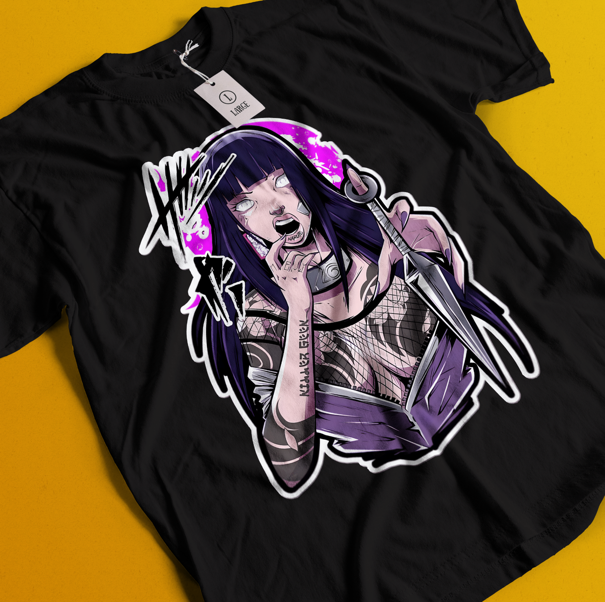 Hinata T-Shirt Naruto Tshirt Jiraya Shirt Madara Kakashi Itachi
