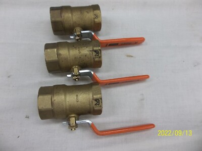 3 - NEW KITZ- 1  Brass Ball Valve 600WOG FEMALE THREADED ENDS