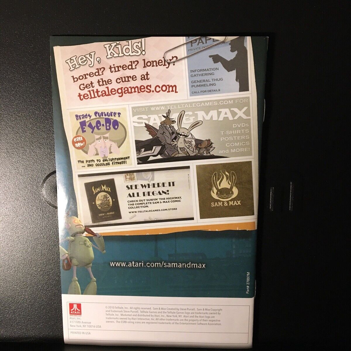 Sam & Max: Beyond Time and Space (Nintendo Wii, 2010 Sam & Max: Beyond Time and Space (Nintendo Wii, 2010
