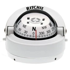 RITCHIE S-53W EXPLORER COMPASS SURFACE MOUNT - WHITE