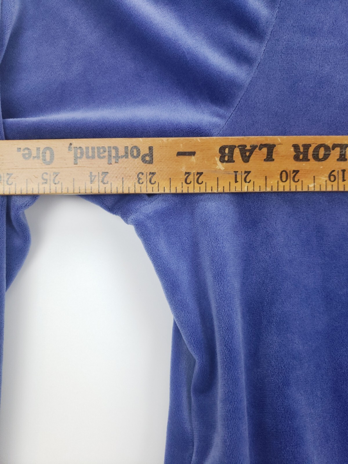 Giacca con cappuccio FILA logo donna viola blu 1 2 zip velluto XL