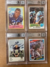 Jim Otto Signed 1961 Fleer Rookie Card Beckett Auto Grade 10(Auction for 1 Card)