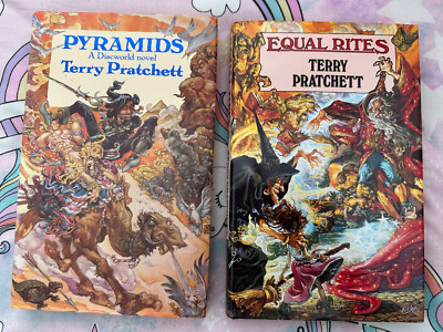 Scheibenwelt Terry Pratchett Hardcover Gollancz 1. Auflage GLEICHE RITEN & PYRAMIDEN