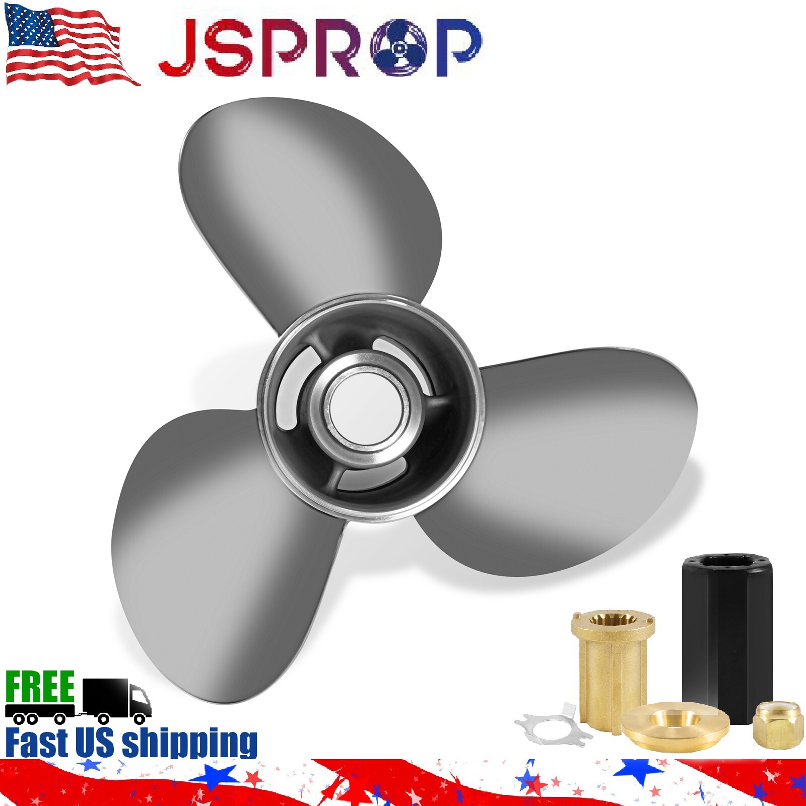 13 1 2 X 19 Propeller Fit For Mercury Outboard OEM Prop Engines 40 140 13-1-2-x-19-propeller-fit-for-mercury-outboard-oem-prop-engines-40-140