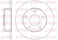 Remsa 2X Bremsscheibe Hinten Ø245Mm Voll FüR Audi A4 Avant VW Passat Variant