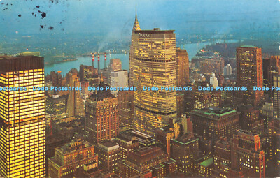 R427630 476 Pan Am Gebäude Midtown Skyline bei Nacht New York City Alfred Mainze