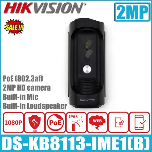 New Hik DS-KB8113-IME1(B) POE 2MP Outdoor IP Station Vandal-Resistant ...